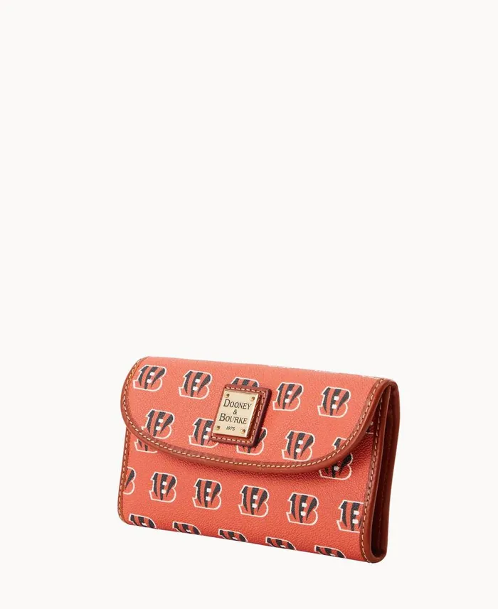 ManWoman NFL Bengals Continental Clutch Bengals Dooney and Bourke Wallets ManWoman NFL Bengals Continental Clutch Bengals Dooney and Bourke Wallets