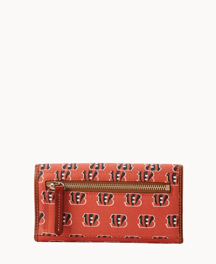 ManWoman NFL Bengals Continental Clutch Bengals Dooney and Bourke Wallets ManWoman NFL Bengals Continental Clutch Bengals Dooney and Bourke Wallets