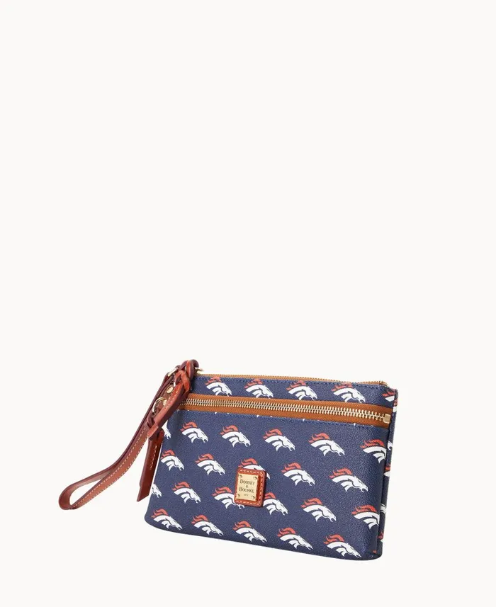 ManWoman NFL Broncos Double Zip Wristlet Denver Broncos Dooney and Bourke Wallets ManWoman NFL Broncos Double Zip Wristlet Denver Broncos Dooney and Bourke Wallets