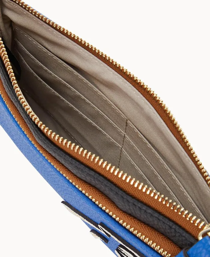 ManWoman NFL Panthers Double Zip Wristlet Panthers Dooney and Bourke Wallets ManWoman NFL Panthers Double Zip Wristlet Panthers Dooney and Bourke Wallets