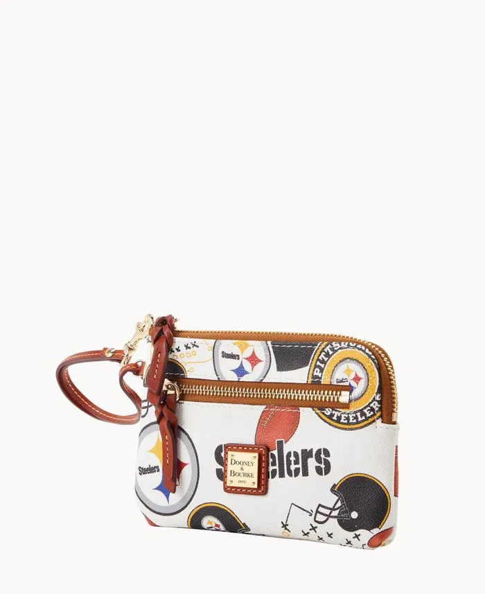 ManWoman NFL Steelers Zip Around Wristlet Steelers Dooney and Bourke Wallets ManWoman NFL Steelers Zip Around Wristlet Steelers Dooney and Bourke Wallets