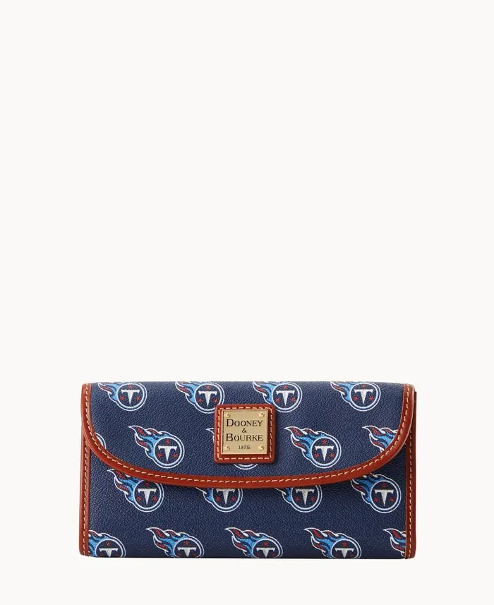 ManWoman NFL Titans Continental Clutch Titans Dooney and Bourke Wallets