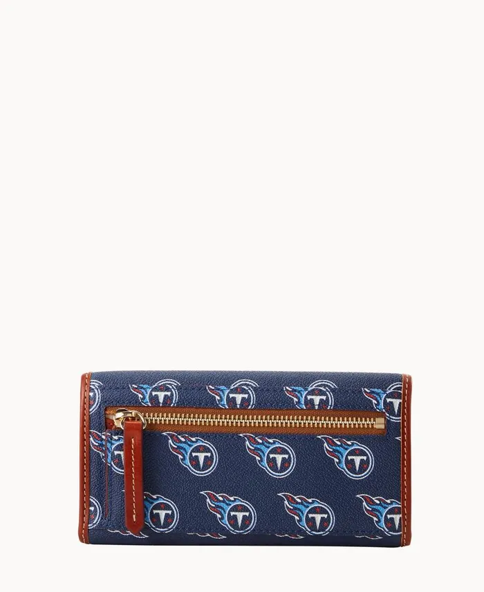 ManWoman NFL Titans Continental Clutch Titans Dooney and Bourke Wallets ManWoman NFL Titans Continental Clutch Titans Dooney and Bourke Wallets