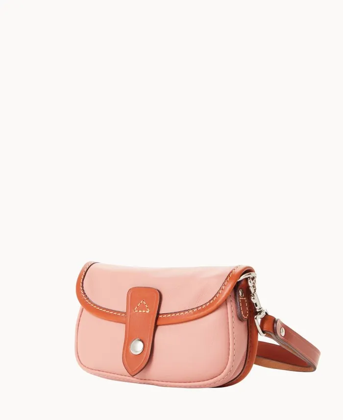 ManWoman Oncour Elba Flap Wristlet Blush Dooney and Bourke Wallets