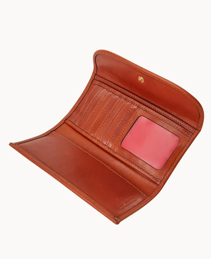 ManWoman Plumeria Continental Clutch Pink Green Dooney and Bourke Wallets ManWoman Plumeria Continental Clutch Pink Green Dooney and Bourke Wallets