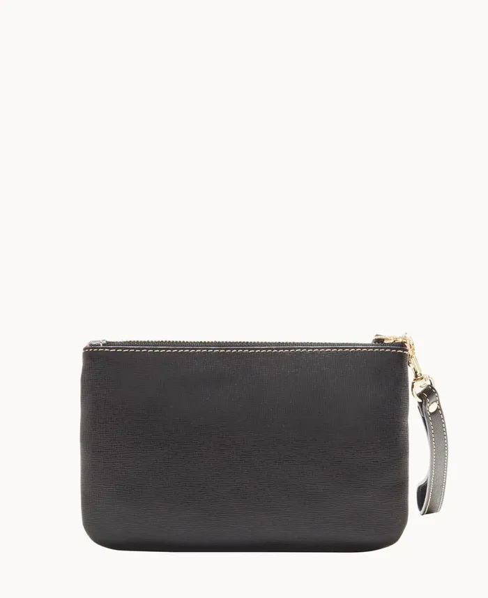 ManWoman Saffiano Triple Zip Wristlet Black Dooney and Bourke Wallets ManWoman Saffiano Triple Zip Wristlet Black Dooney and Bourke Wallets