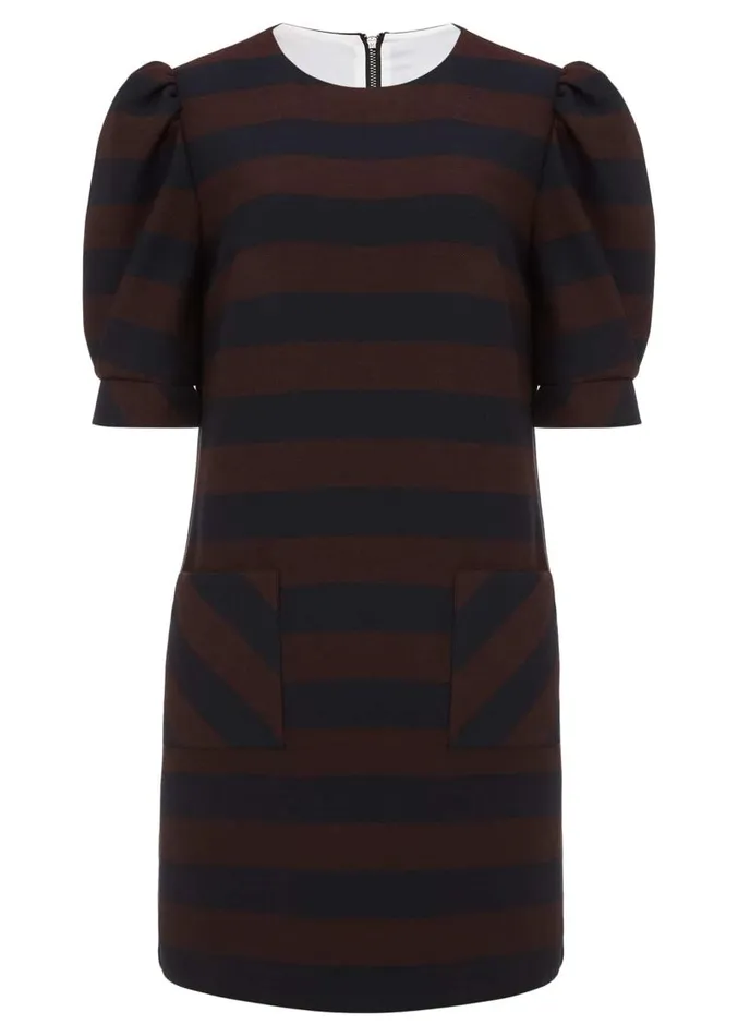 Maple Stripe Dress Navychestnut Women Phase Eight Dresses