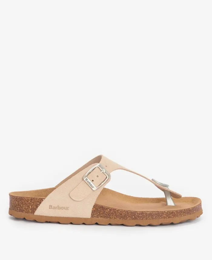 Margate Sandals Olive Suede Women Barbour Sandals