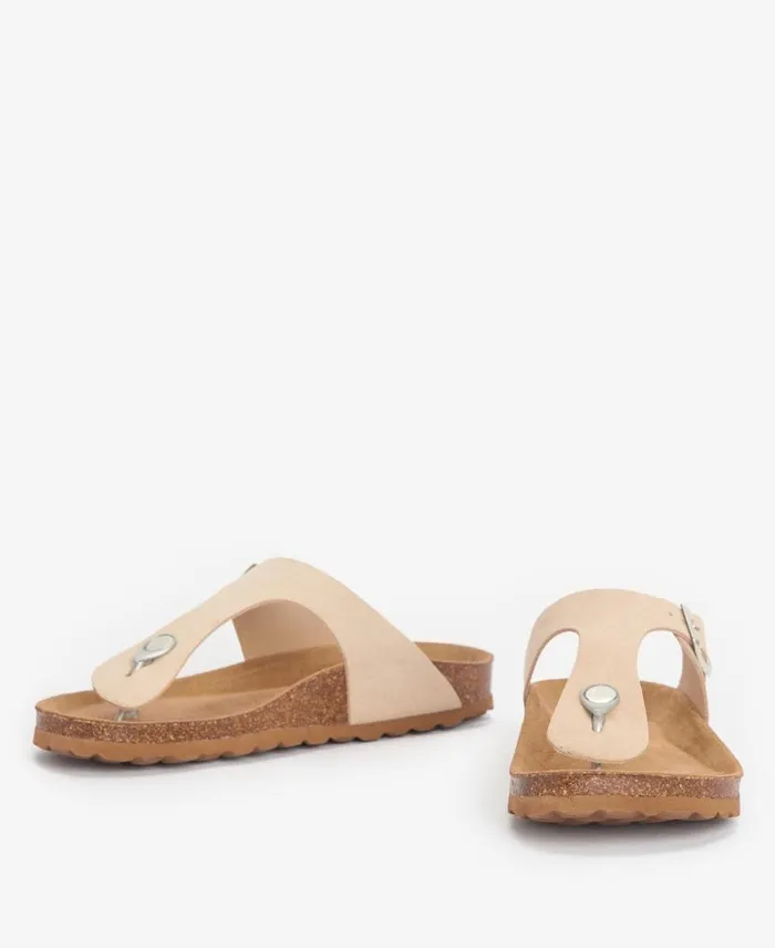 Margate Sandals Olive Suede Women Barbour Sandals