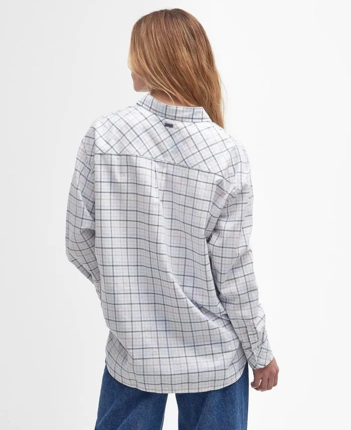 Mariner Check Relaxed LongSleeved Shirt Multi Check Women Barbour Shirts and Blouses