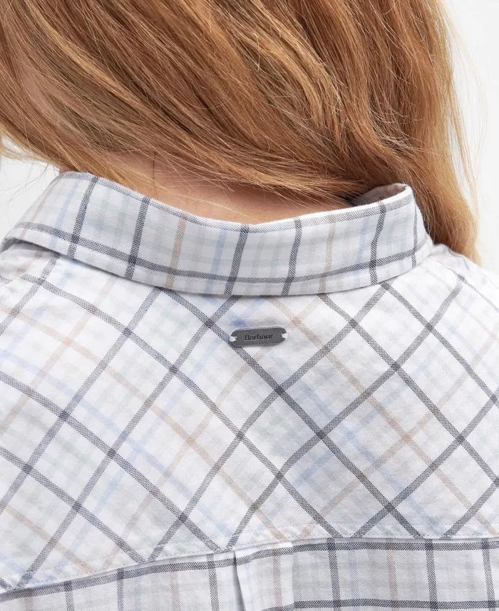 Mariner Check Relaxed LongSleeved Shirt Multi Check Women Barbour Shirts and Blouses