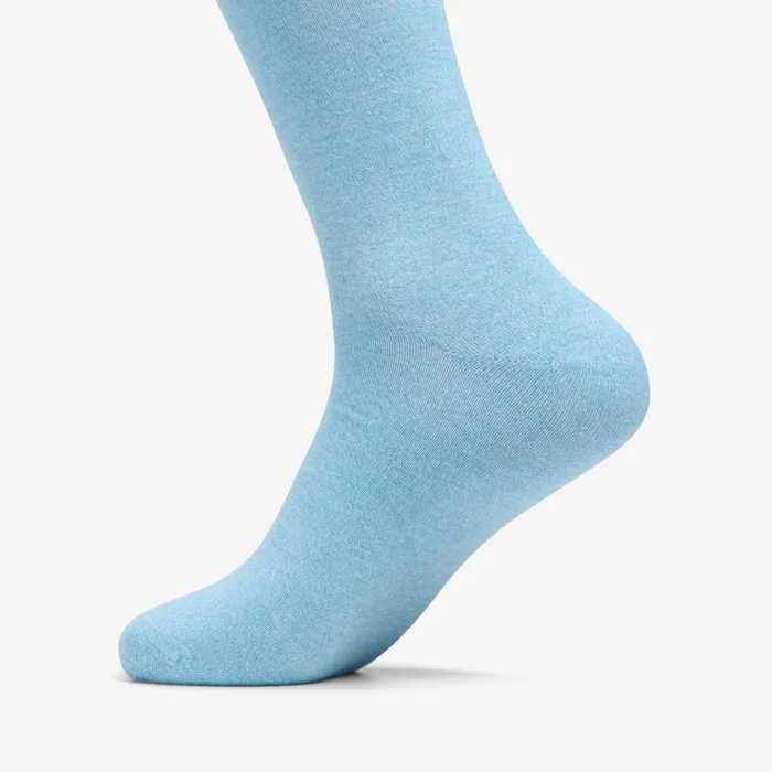Marled Crew Sock Blue Men Clarks Accessories