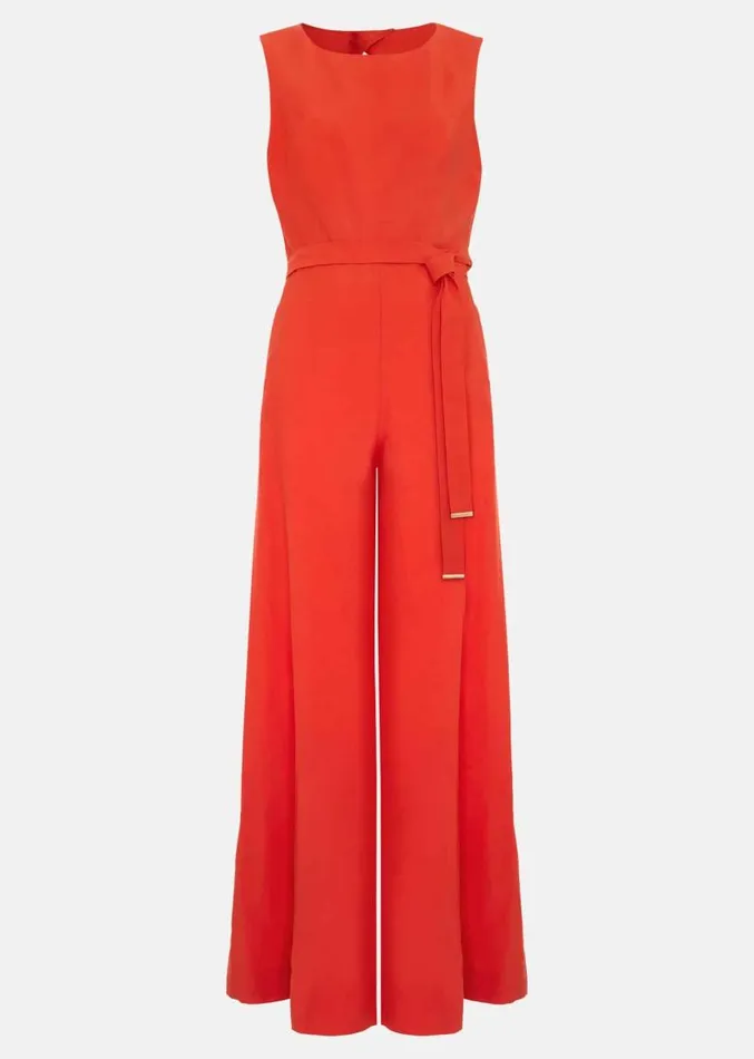 Marta Red Jumpsuit Red Women Phase Eight Dresses