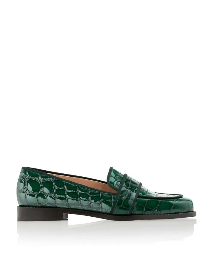 Martin Mocassin Green Women Aquazzura Flats Martin Mocassin Green Women Aquazzura Flats