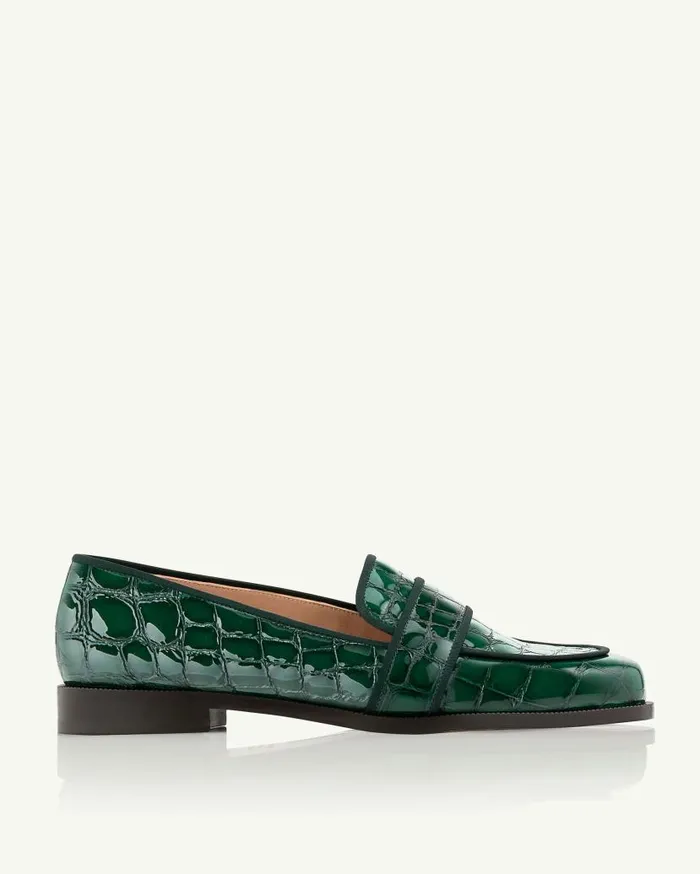 Martin Mocassin Green Women Aquazzura Flats Martin Mocassin Green Women Aquazzura Flats