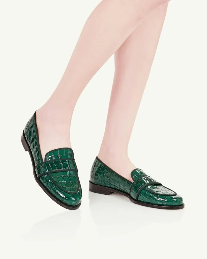Martin Mocassin Green Women Aquazzura Flats Martin Mocassin Green Women Aquazzura Flats
