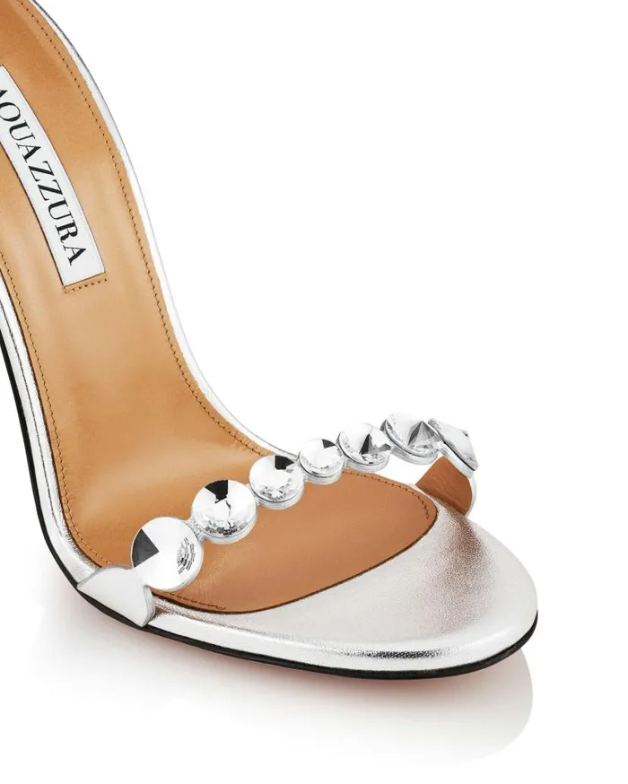 MaxiTequila Sandal 105 Silver Women Aquazzura Bridal MaxiTequila Sandal 105 Silver Women Aquazzura Bridal