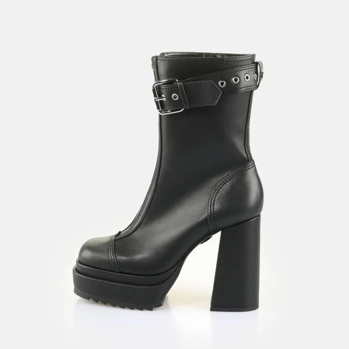 May W Zip Boot Black Buffalo Boots and AnkleBoots