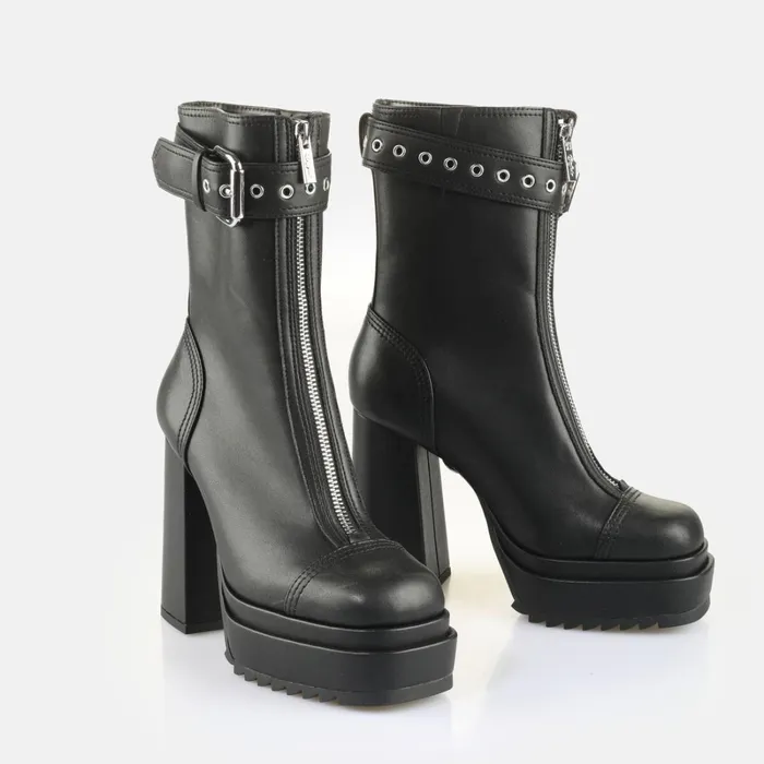 May W Zip Boot Black Buffalo Boots and AnkleBoots May W Zip Boot Black Buffalo Boots and AnkleBoots