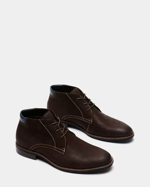 Men039s BARAN BROWN NUBUCK Brown Nubuck Steve Madden Boots Men039s BARAN BROWN NUBUCK Brown Nubuck Steve Madden Boots