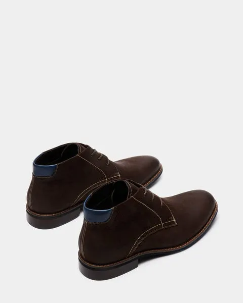 Men039s BARAN BROWN NUBUCK Brown Nubuck Steve Madden Boots Men039s BARAN BROWN NUBUCK Brown Nubuck Steve Madden Boots