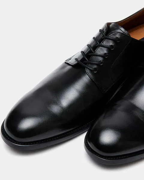 Men039s DAYMIN BLACK LEATHER Black Leather Steve Madden Dress Men039s DAYMIN BLACK LEATHER Black Leather Steve Madden Dress