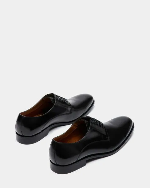 Men039s DAYMIN BLACK LEATHER Black Leather Steve Madden Dress Men039s DAYMIN BLACK LEATHER Black Leather Steve Madden Dress