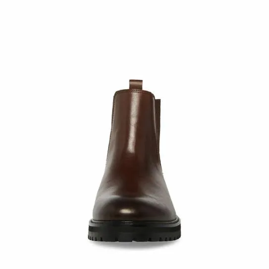 Men039s DUREN BROWN LEATHER Brown Leather Steve Madden Boots Men039s DUREN BROWN LEATHER Brown Leather Steve Madden Boots