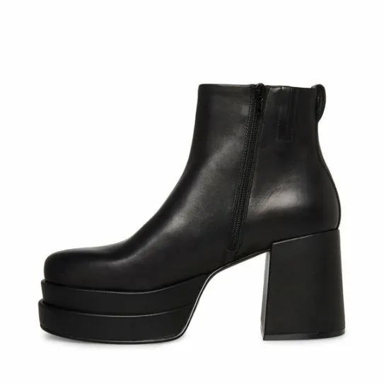 Men039sKids039 VIPER BLACK LEATHER Black Leather Steve Madden Boots Men039sKids039 VIPER BLACK LEATHER Black Leather Steve Madden Boots