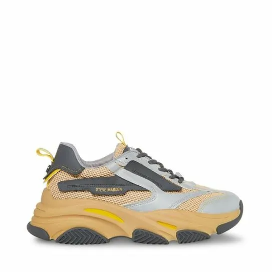 Men039s POSSESS GOLD MULTI Gold Multi Steve Madden Sneakers