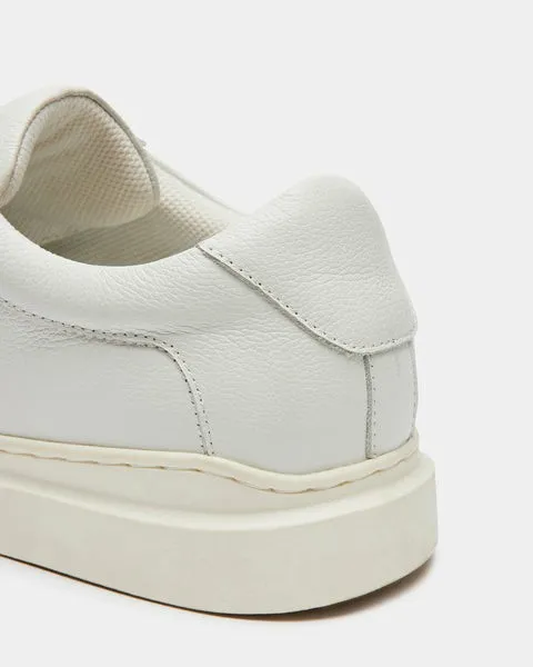 Men039s TILTON WHITE LEATHER White Leather Steve Madden Sneakers Men039s TILTON WHITE LEATHER White Leather Steve Madden Sneakers