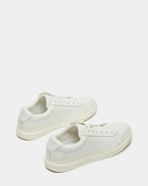 Men039s TILTON WHITE LEATHER White Leather Steve Madden Sneakers Men039s TILTON WHITE LEATHER White Leather Steve Madden Sneakers