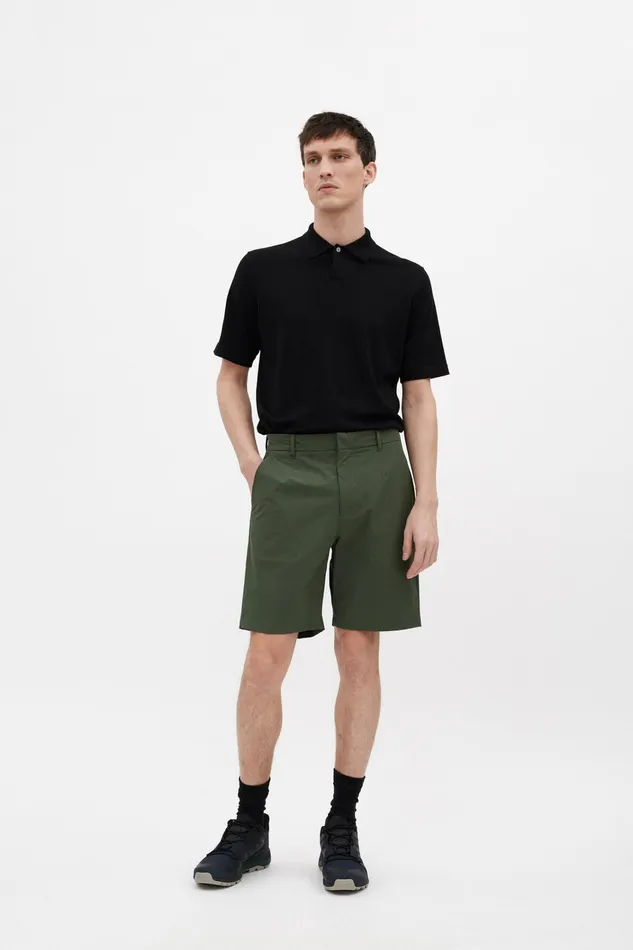 Men Aaren Travel Light Short Spruce Green Norse Projects Shorts