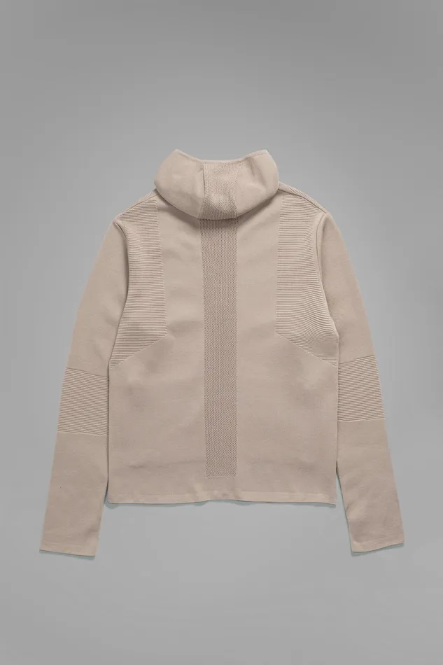 Men Aero Hooded Tech Jacket Utility Khaki Norse Projects Knitwear