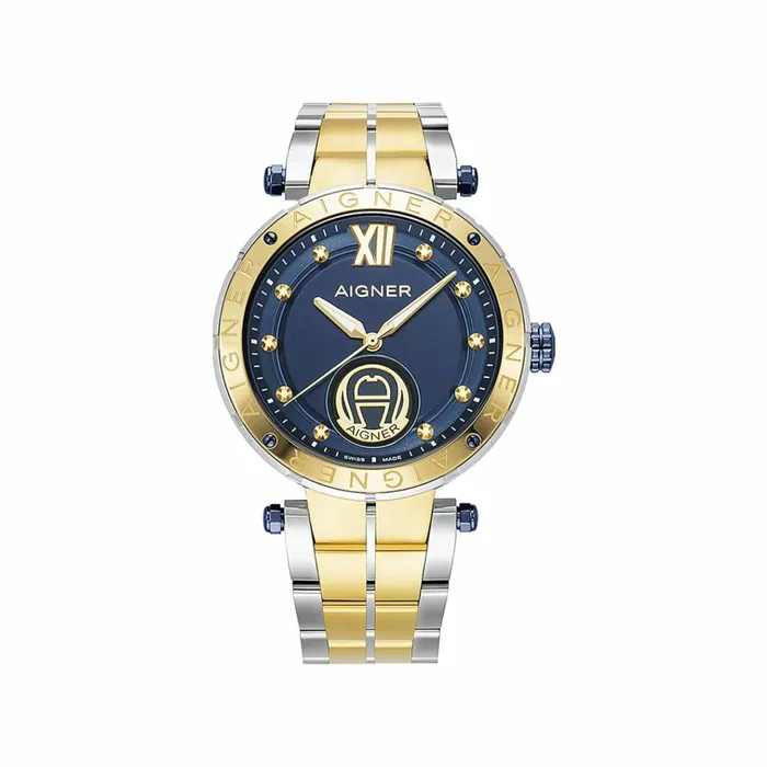 Men Aigner Watches Watch Vigevano Gold Silver