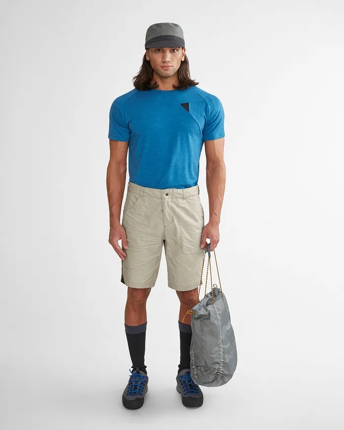 Men Ansur Katla Cotton Shorts Dove Raven Klttermusen Shorts