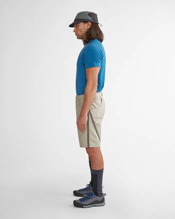Men Ansur Katla Cotton Shorts Dove Raven Klttermusen Shorts