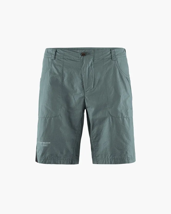 Men Ansur Katla Cotton Shorts Stone Blue Klttermusen Shorts
