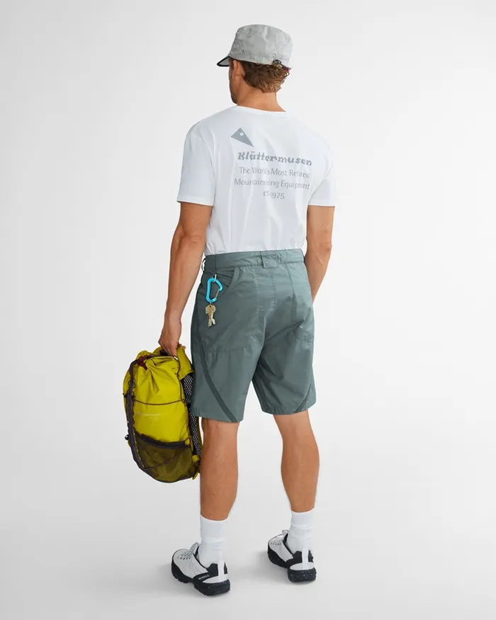 Men Ansur Katla Cotton Shorts Stone Blue Klttermusen Shorts