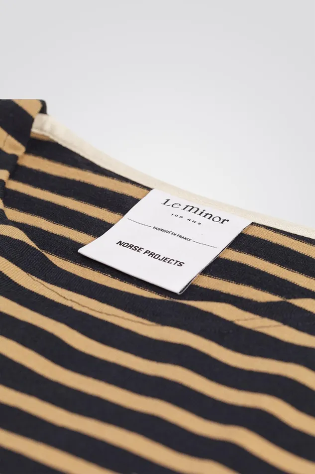 Men Arne Logo Sweat Dark Navy Norse Projects Sweatshirts