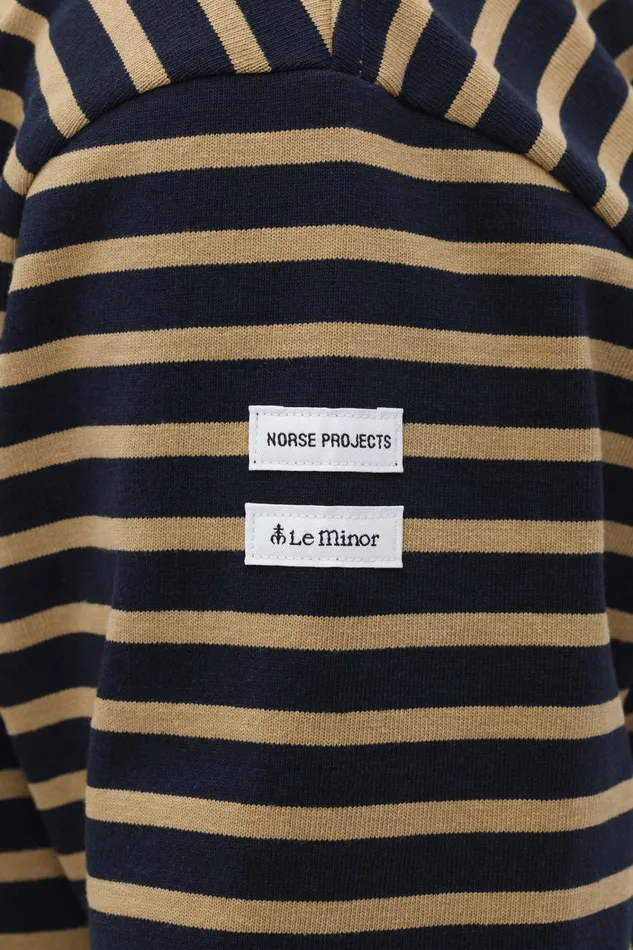 Men Arne Logo Sweat Dark Navy Norse Projects Sweatshirts