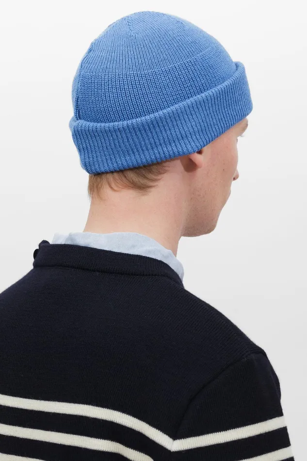 Men Arne Logo Sweat Dark Navy Norse Projects Sweatshirts