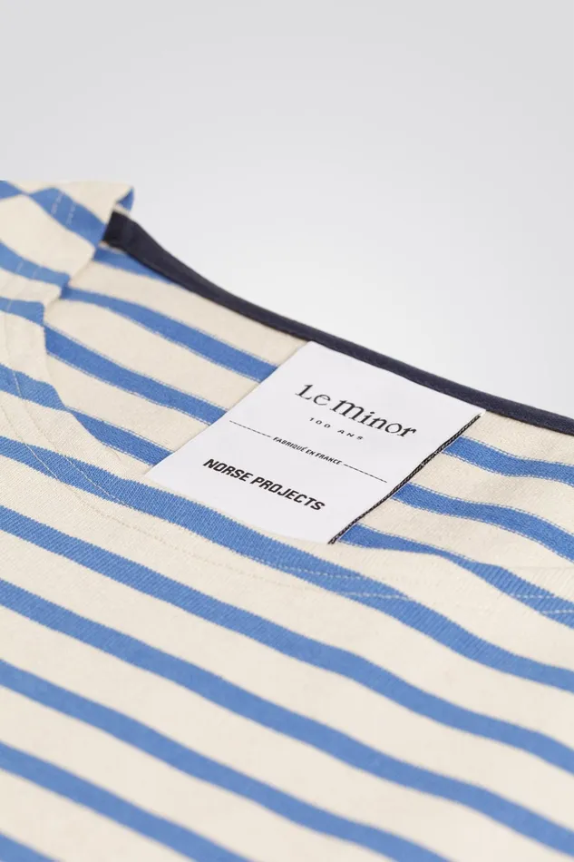 Men Arne Logo Sweat Dark Navy Norse Projects Sweatshirts