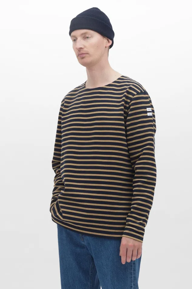 Men Arne Logo Sweat Dark Navy Norse Projects Sweatshirts