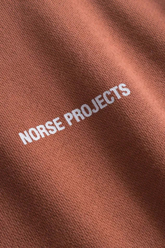 Men Arne Logo Sweat Dark Navy Norse Projects Sweatshirts
