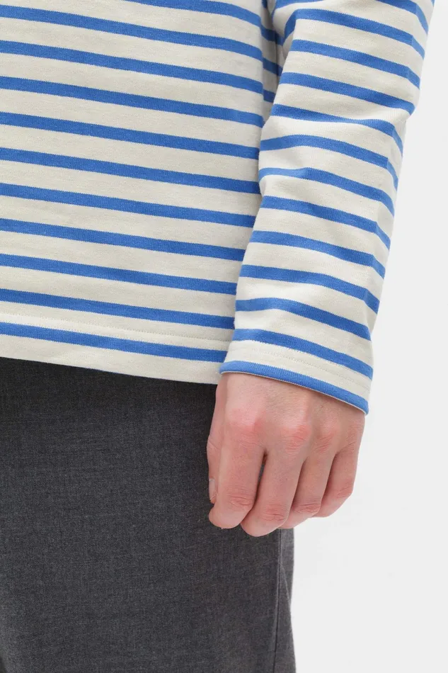 Men Arne Logo Sweat Dark Navy Norse Projects Sweatshirts