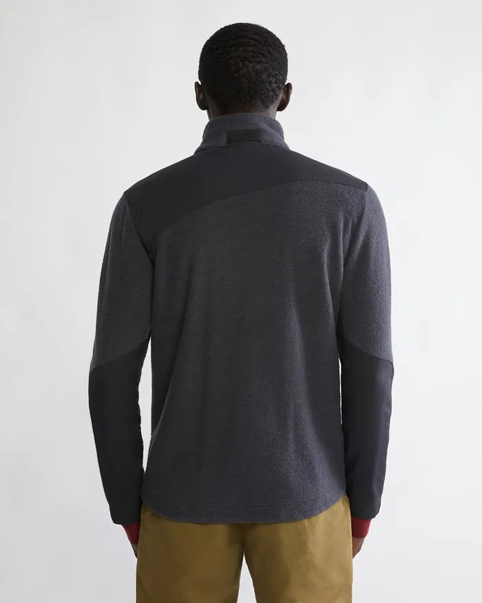 Men Arngrim Wuru Zip Klttermusen Off The Mountain Collection Raven Klttermusen Fleeces and Sweaters