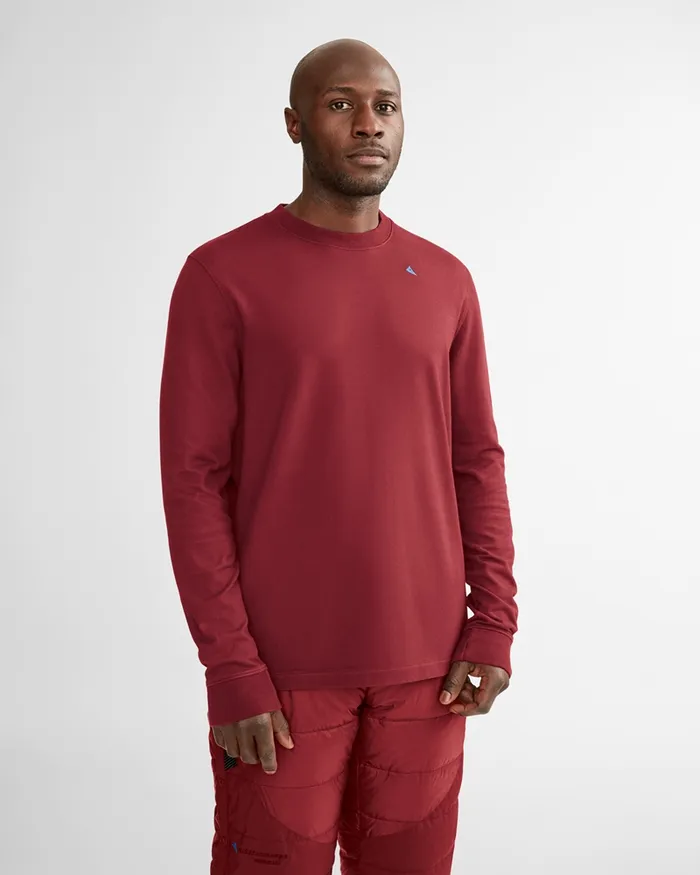 Men Ask LongSleeve Tee Lichen Clay Klttermusen TShirts