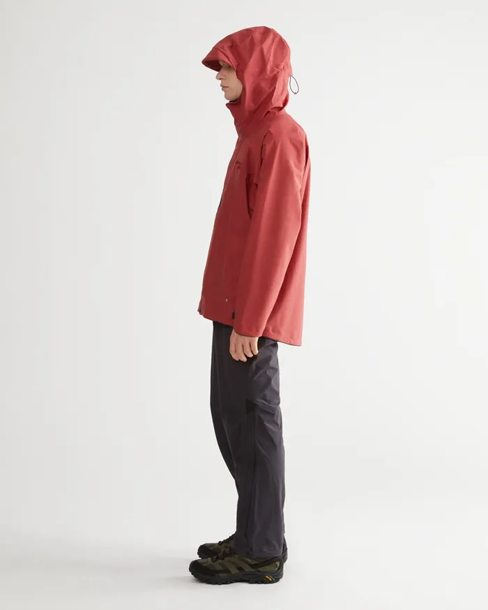 Men Asynja Lightweight CutanJacket Rose Red Klttermusen Waterproof Jackets