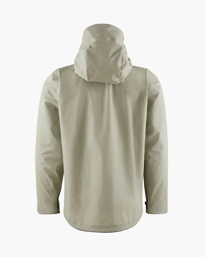Men Asynja Lightweight CutanJacket Silver Green Klttermusen Waterproof Jackets